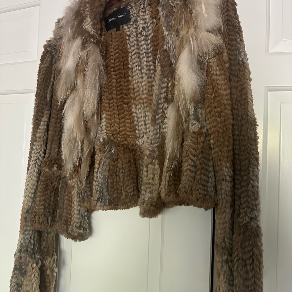 Rex rabbit fur sweater